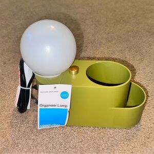 Room Essentials Green Organizer Lamp